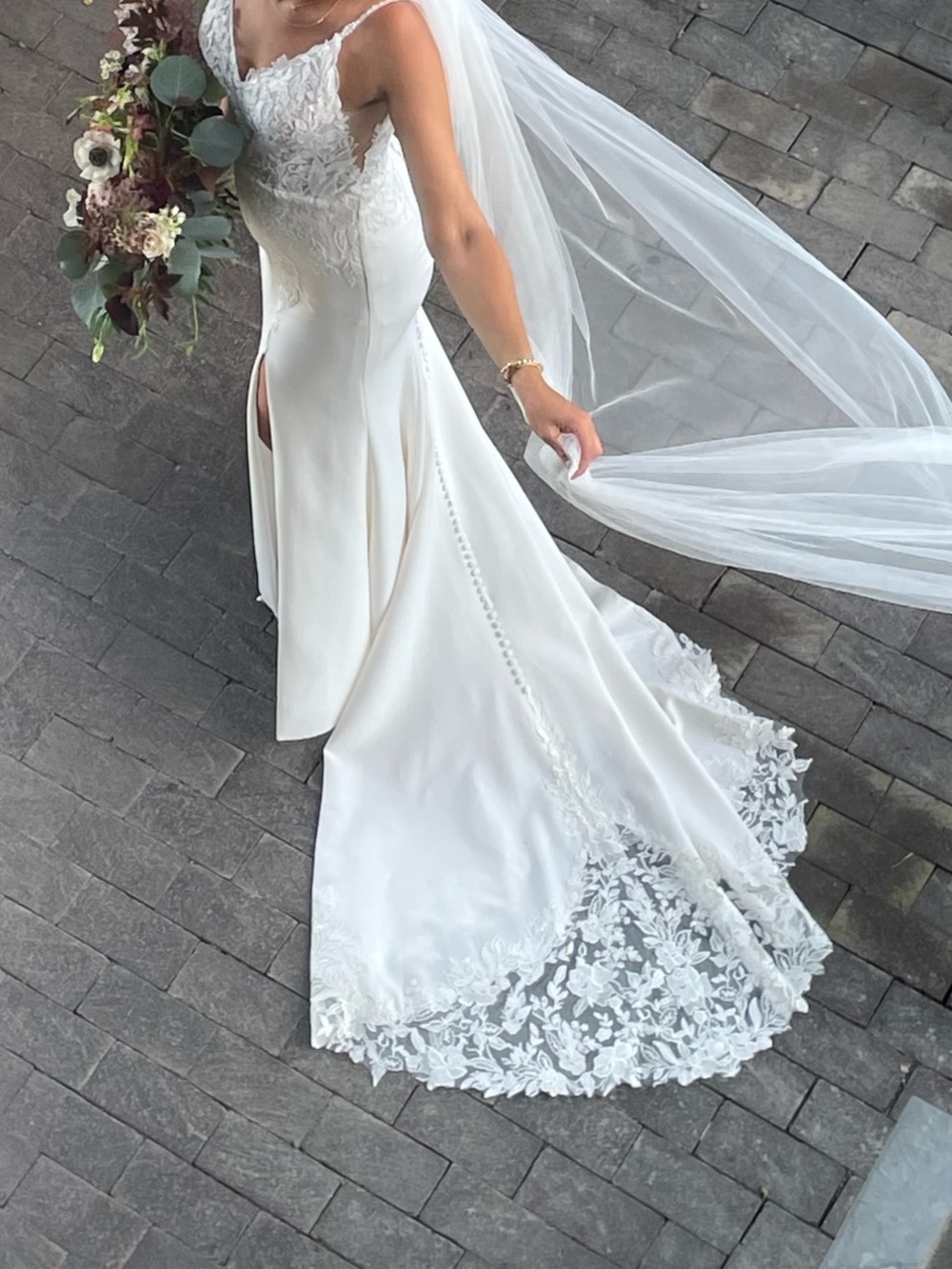 Elegant Wedding Dress by Justin Alexander